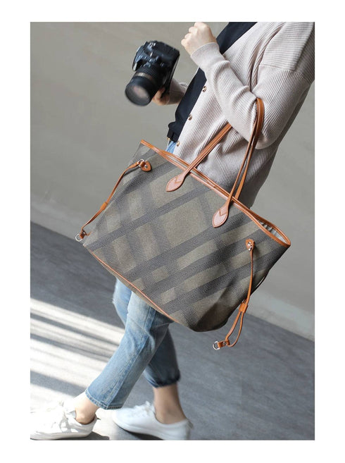 Never Full Large Tote Bag Commuter Bag - Zafari Studio Jewelry